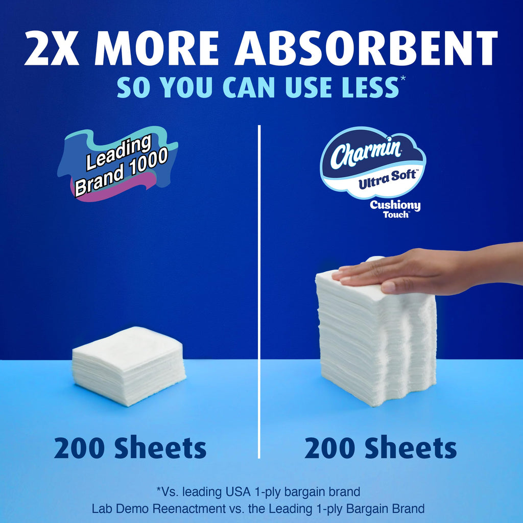 Charmin Ultra Soft Cushiony Touch Toilet Paper

