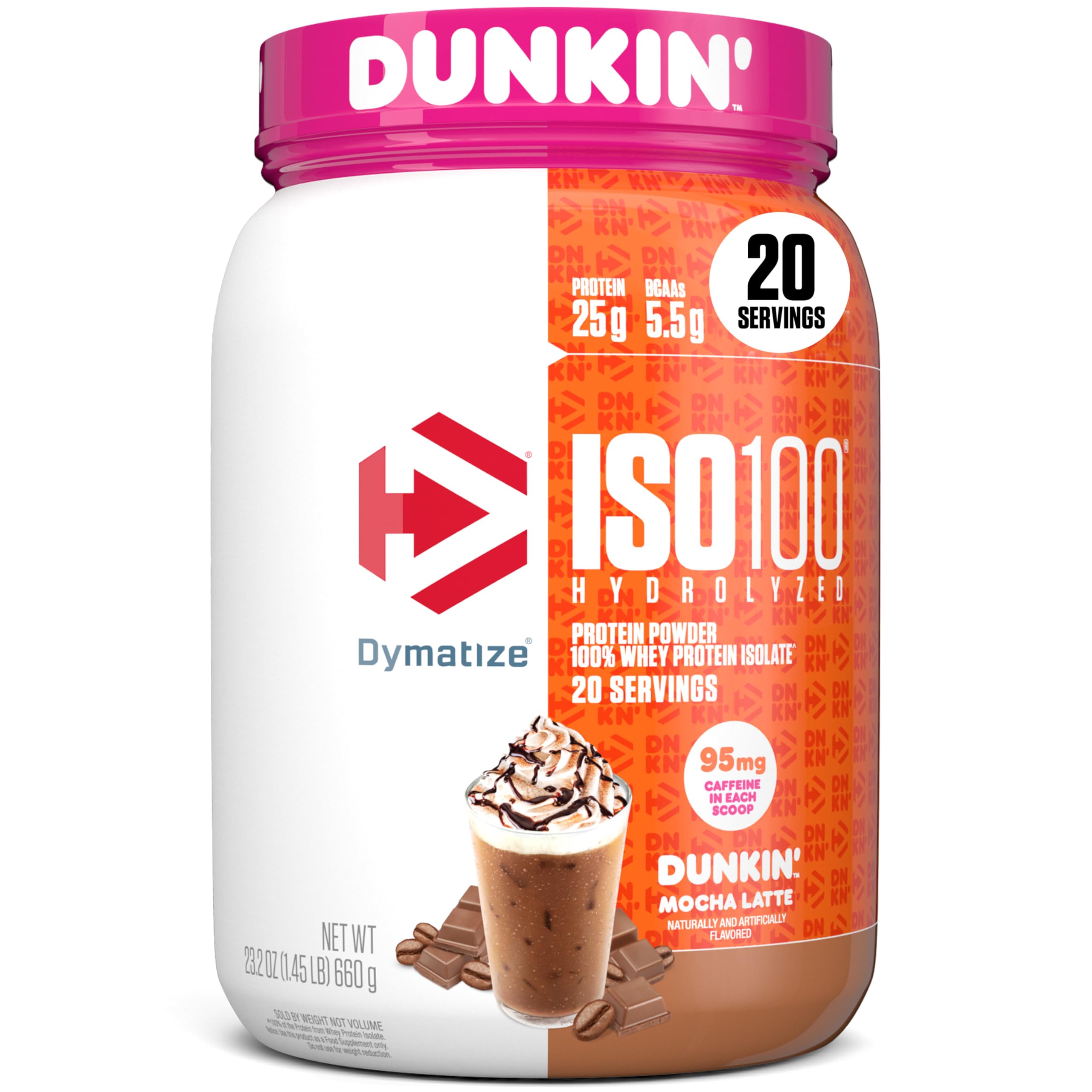 Dymatize ISO100 Whey Protein Powder Dunkin

