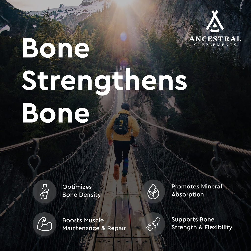 Ancestral Supplements Living Bone Capsules | Grass-Fed Beef

