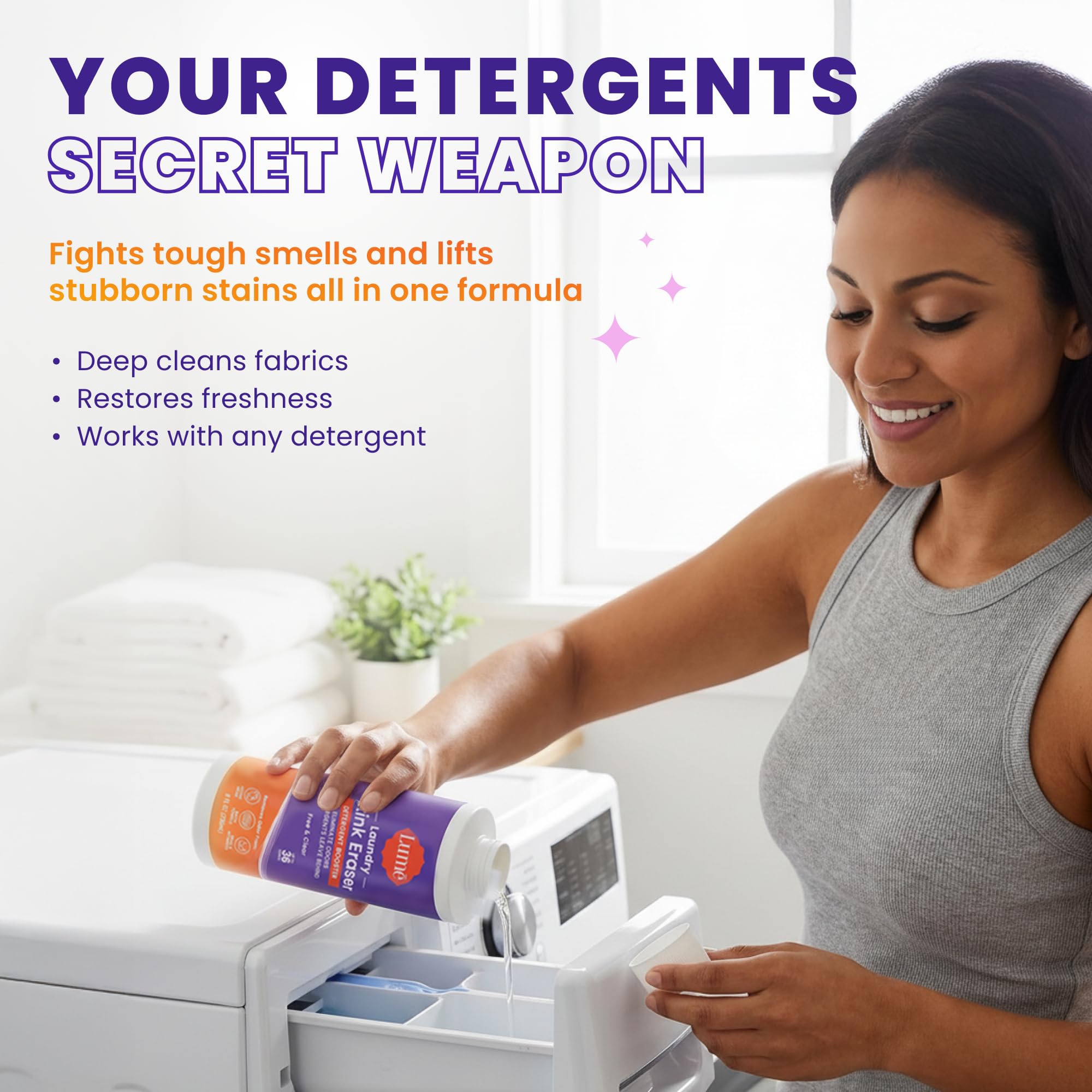Lume Laundry Stink Eraser Detergent Booster

