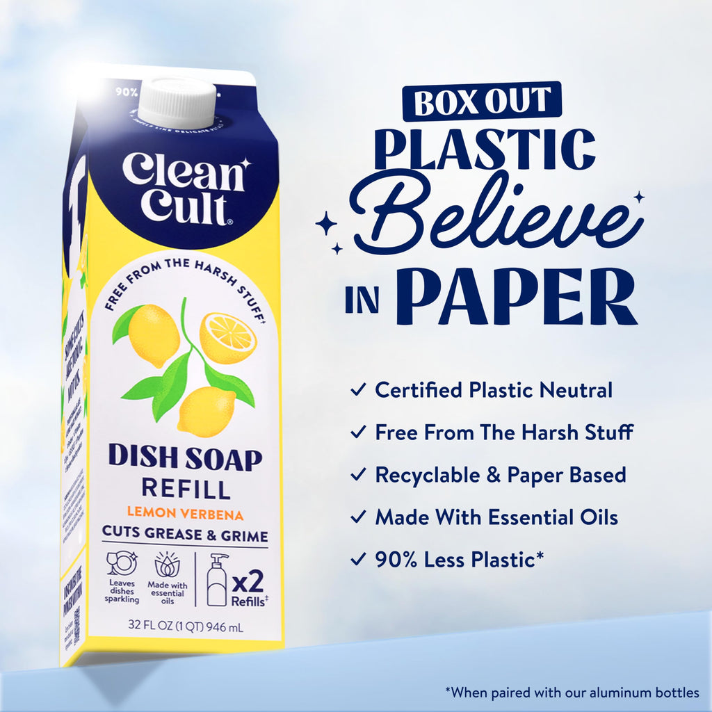Cleancult Dish Soap Refills - Plant Based Cleaning


