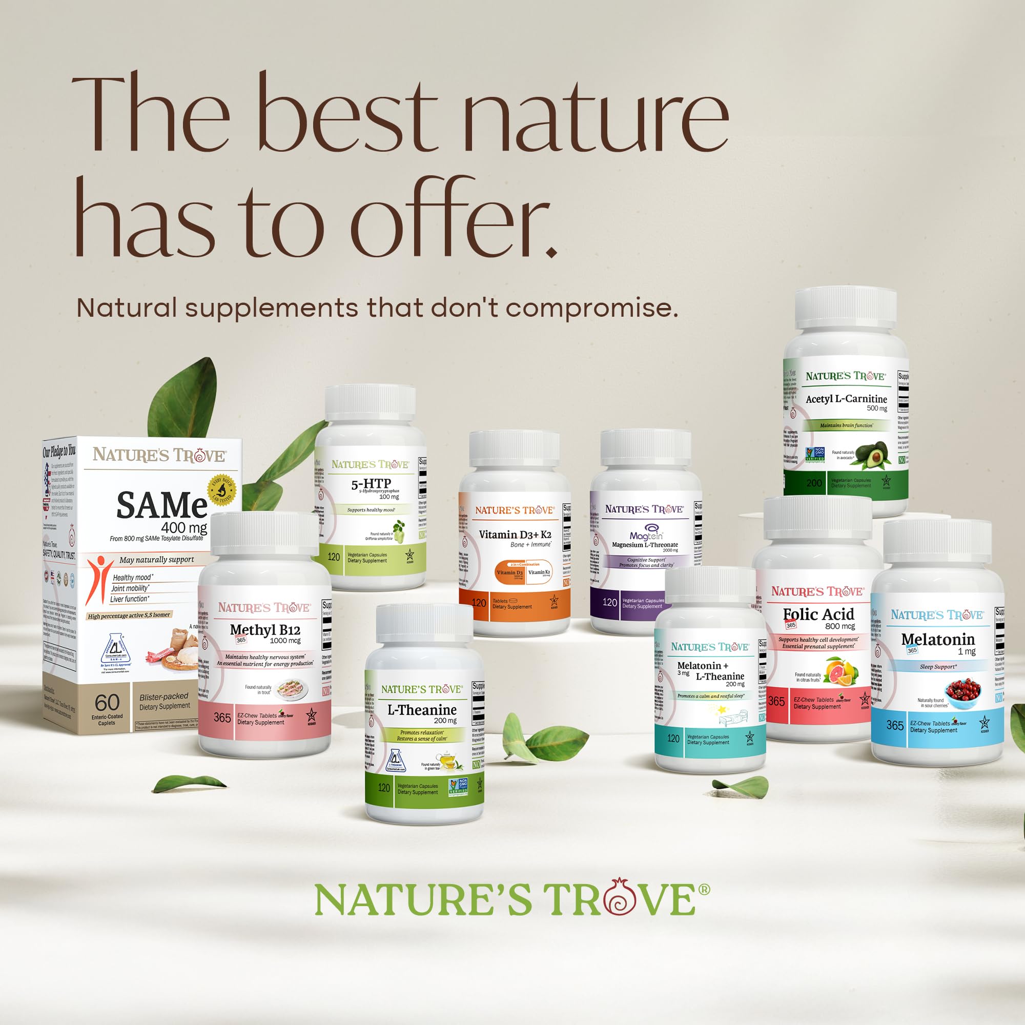 Nature's Trove SAM-e 400 mg Enteric Caplets

