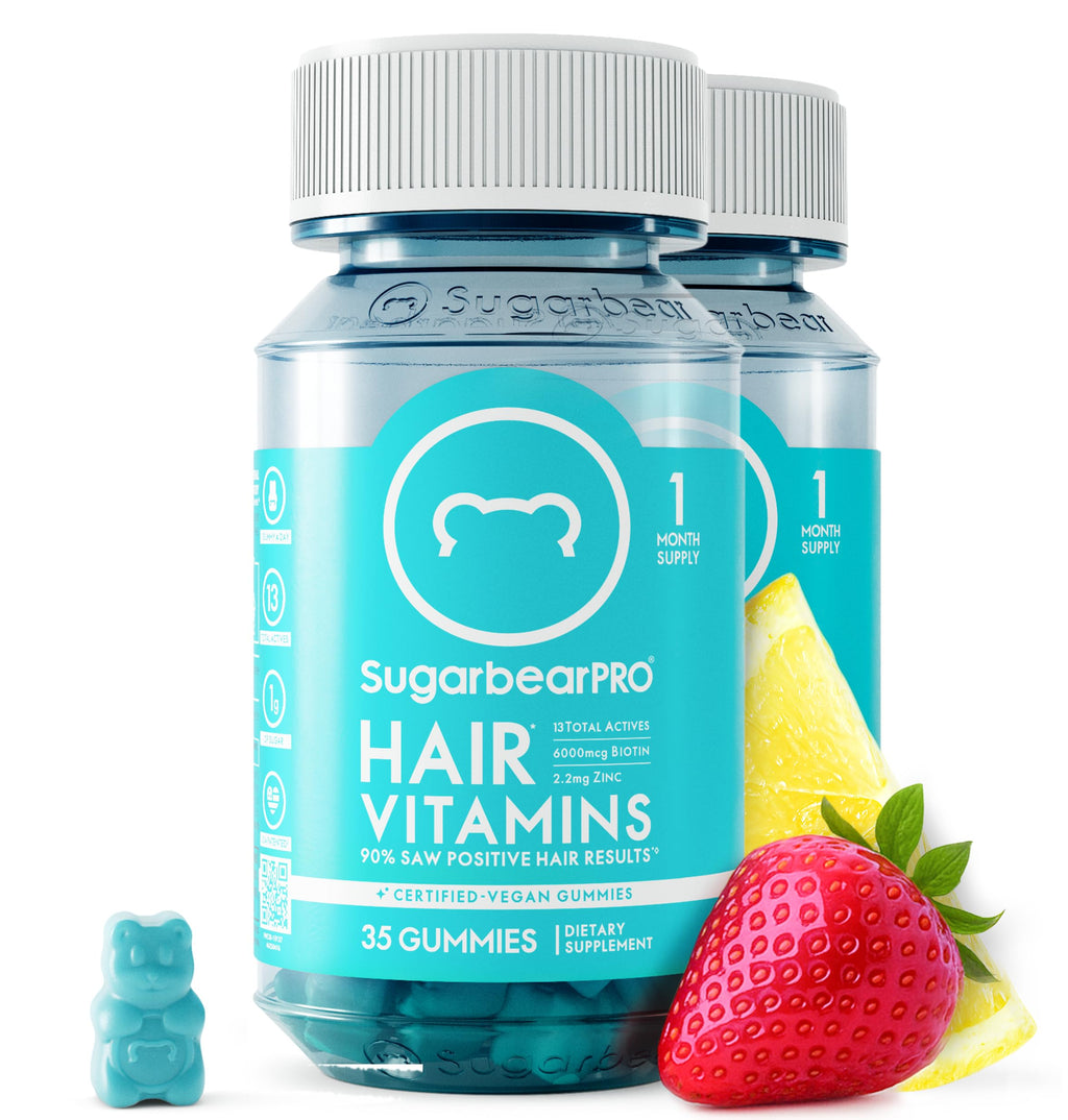 SugarbearPRO Hair Vitamin Gummy Biotin 6000mcg

