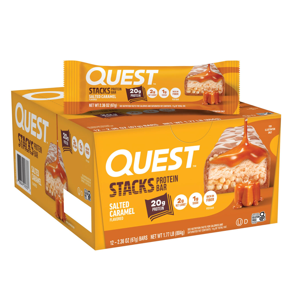 Quest Stacks Protein Bars - Gluten Free, 20g Protein

