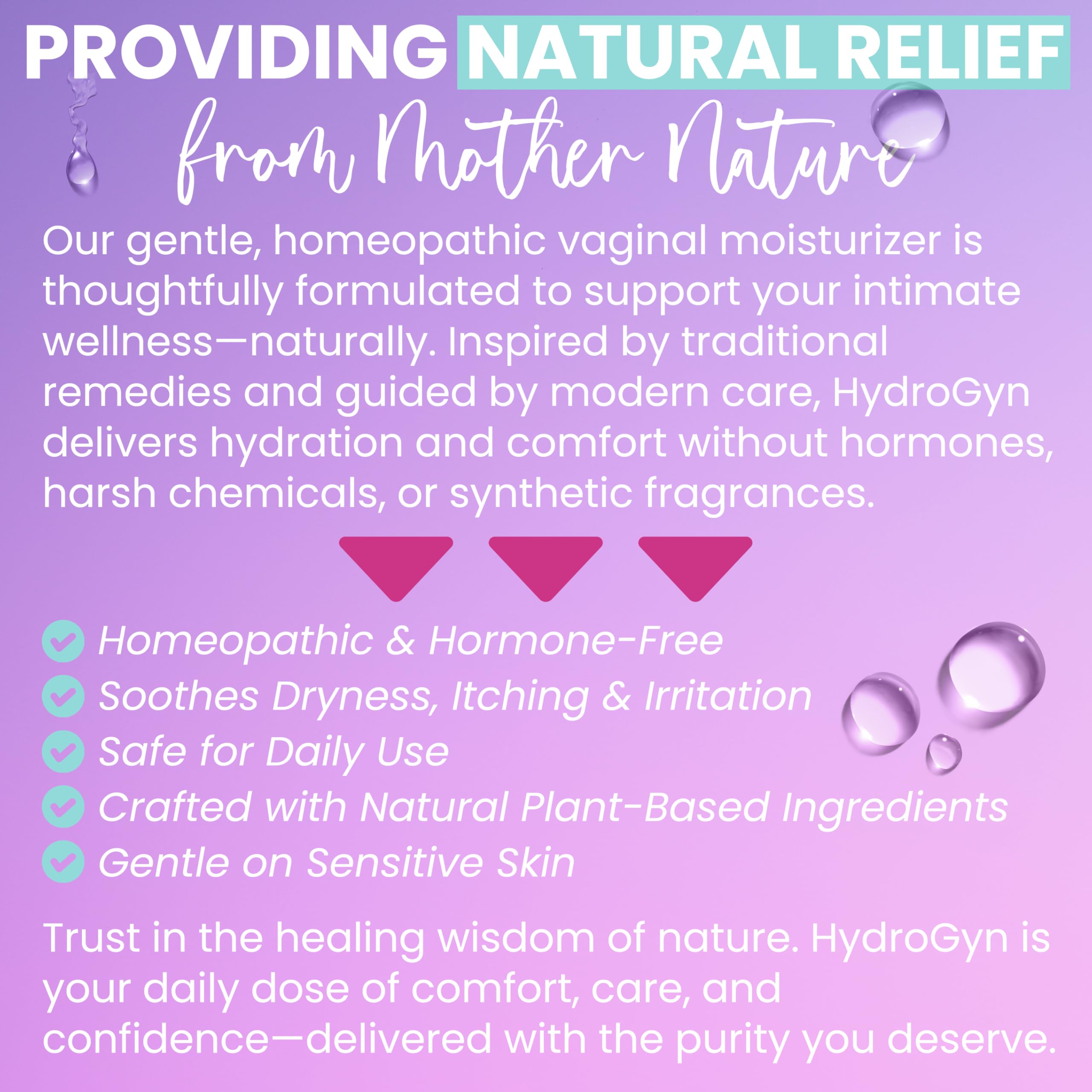 Hydro GYN Vaginal Moisturizer - Hormone-Free Hydration

