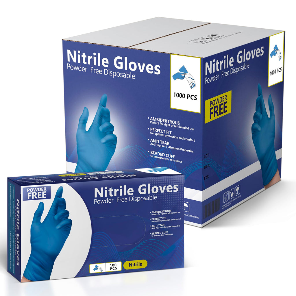 AroCare Nitrile Gloves - Powder Free & Latex Free

