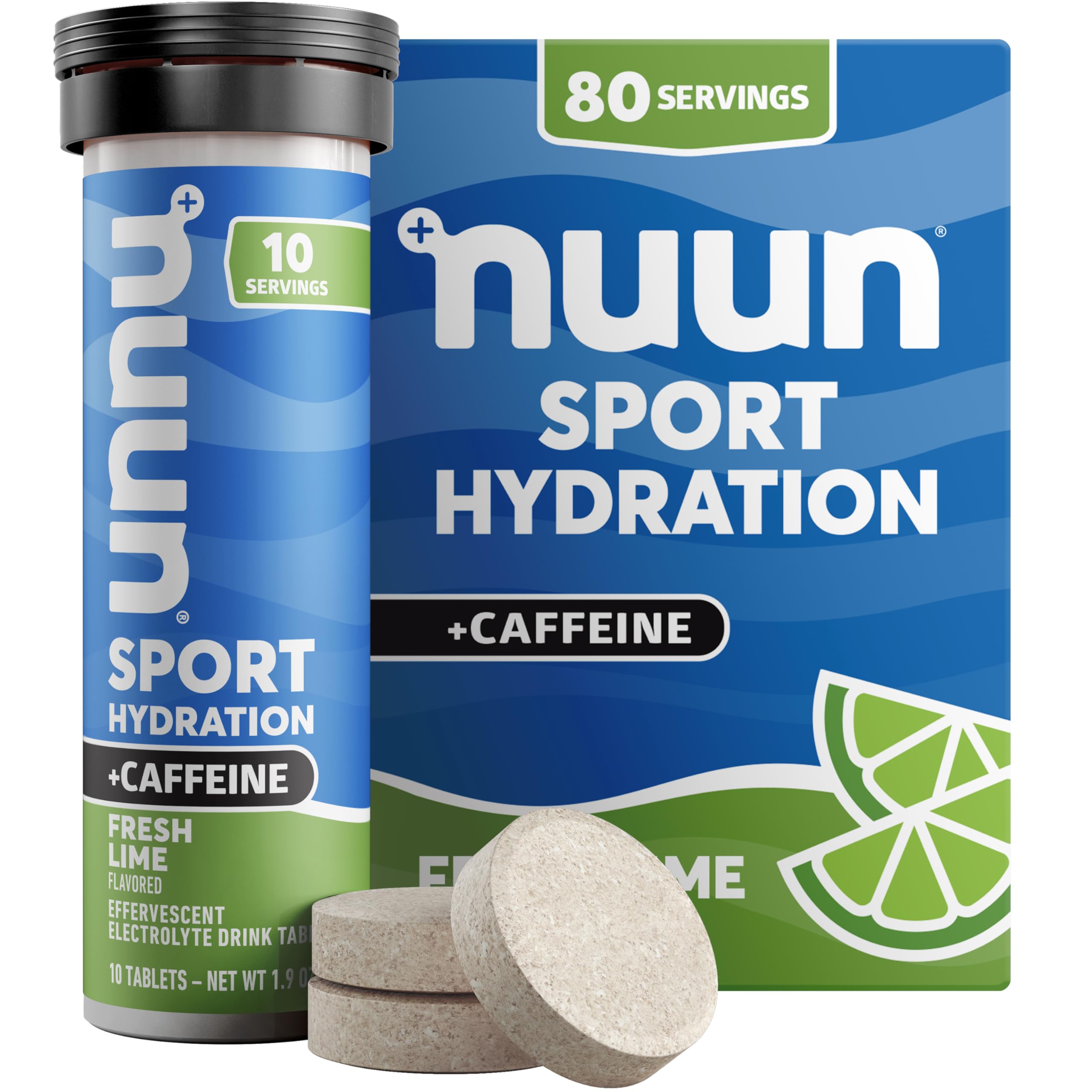 Nuun Hydration Electrolyte Drink Tablets with Caffeine