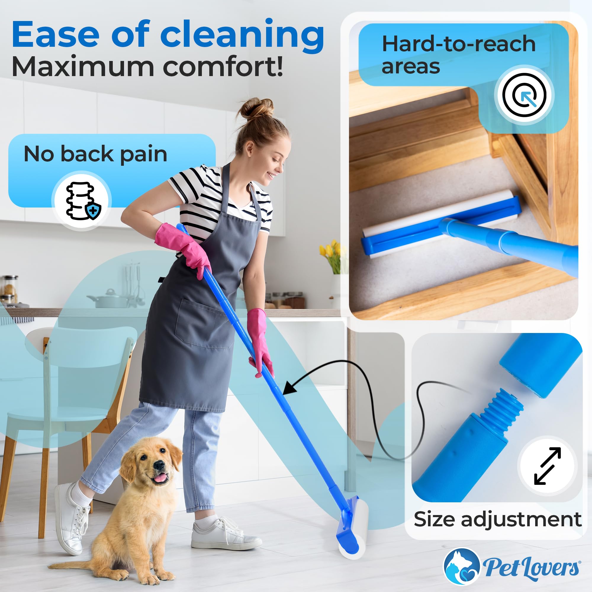 PetLovers Lint Roller for Pet Hair

