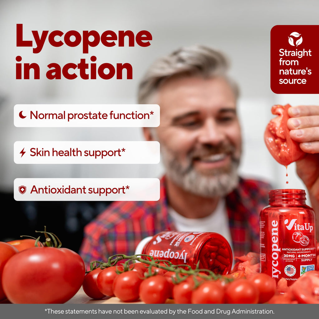 VitaUp Lycopene for Men – Non-GMO Tomato Extract Capsule

