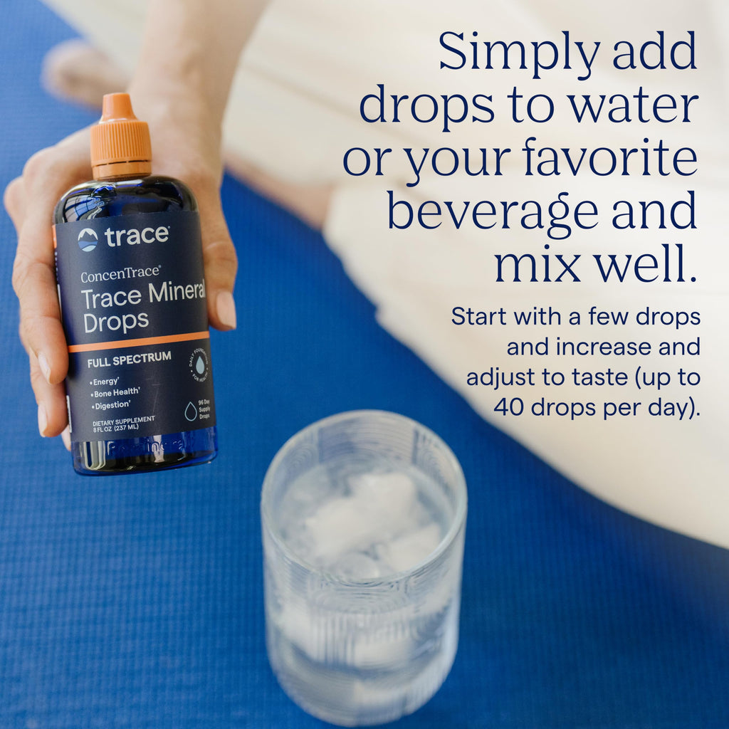 ConcenTrace Trace Mineral Drops - Liquid Mineral Supplement

