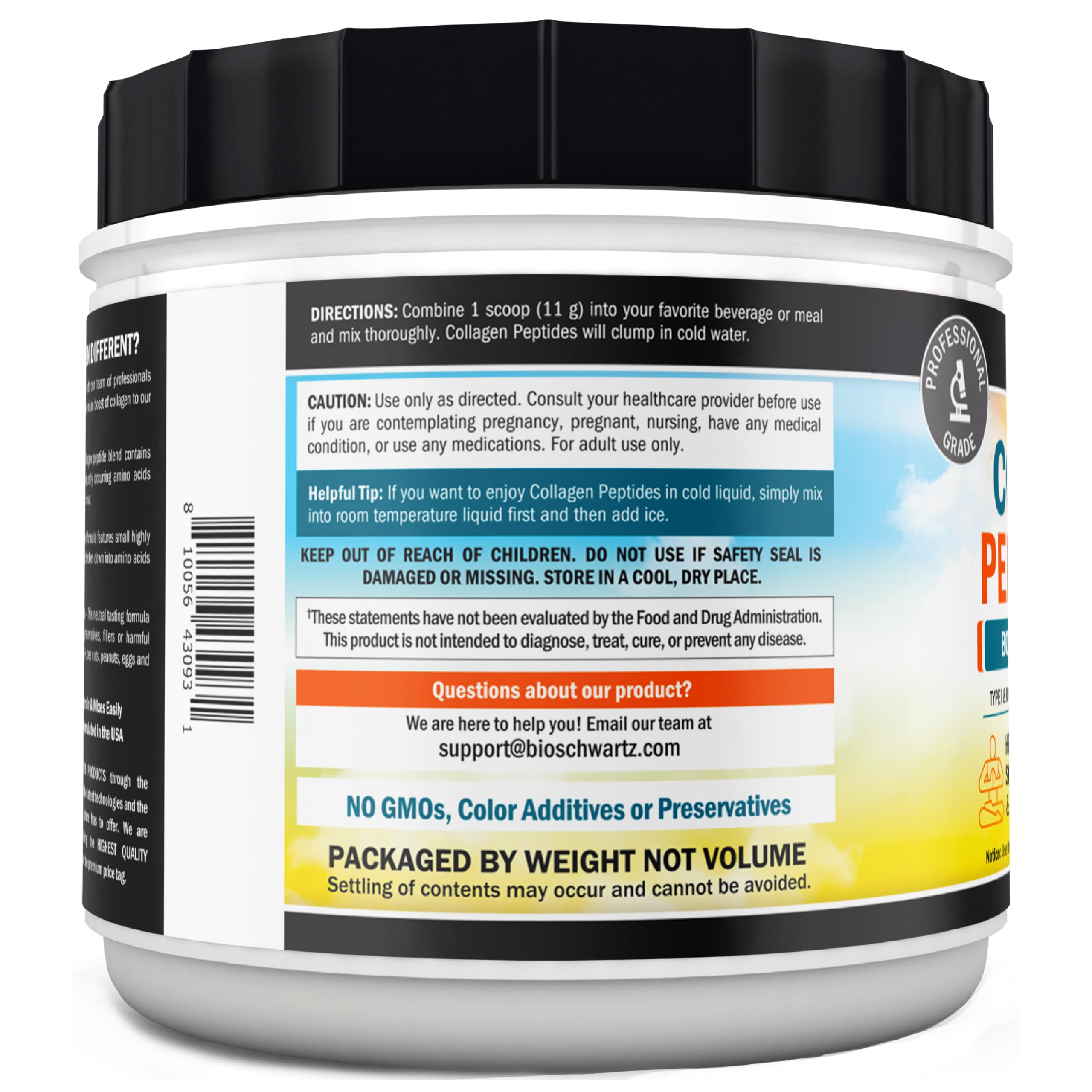 BioSchwartz Collagen Peptides Powder Type I & III

