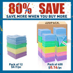TEAWOO Microfiber Towels Bulk Cleaning Cloths for Cars

