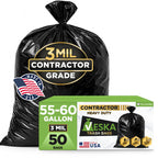 Veska Contractor Garbage Bags Heavy Duty for Job Sites
