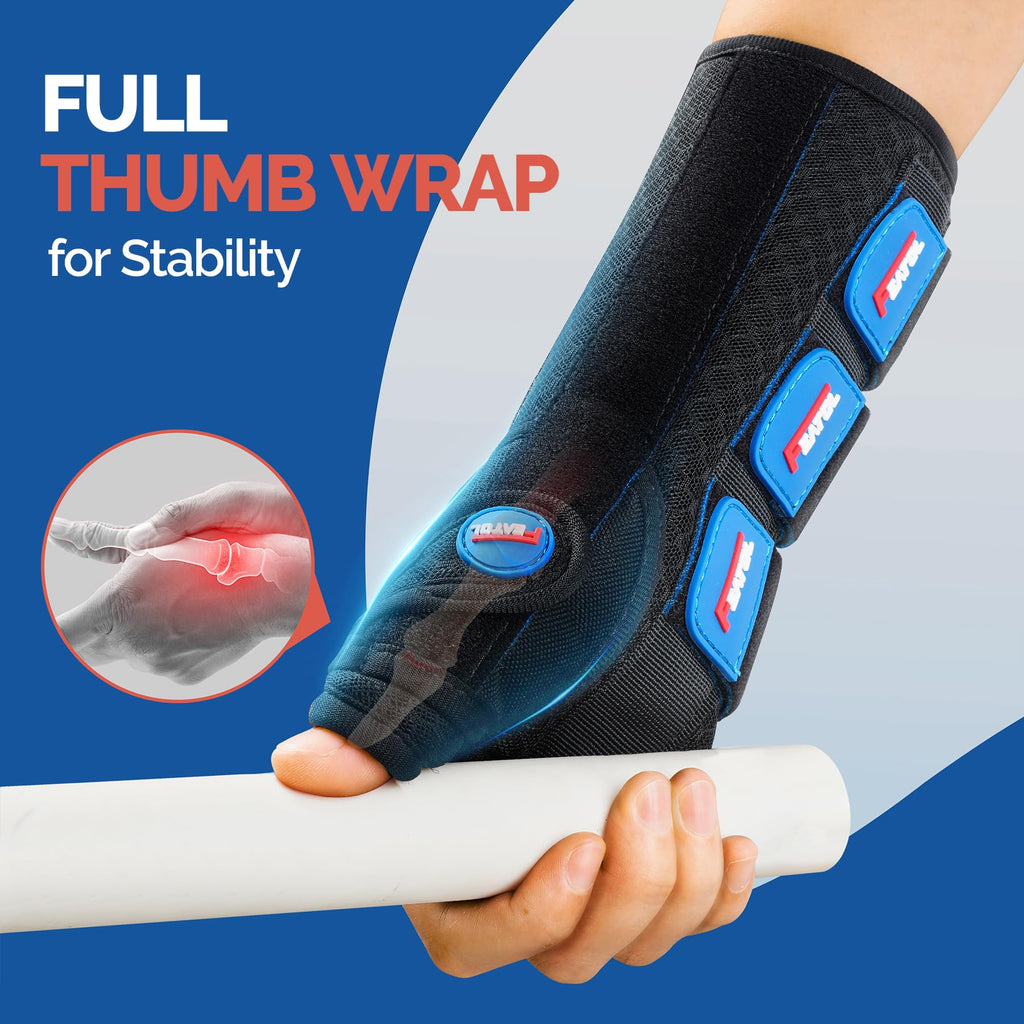 FEATOL Thumb Spica Splint for Carpal Tunnel & De Quervain

