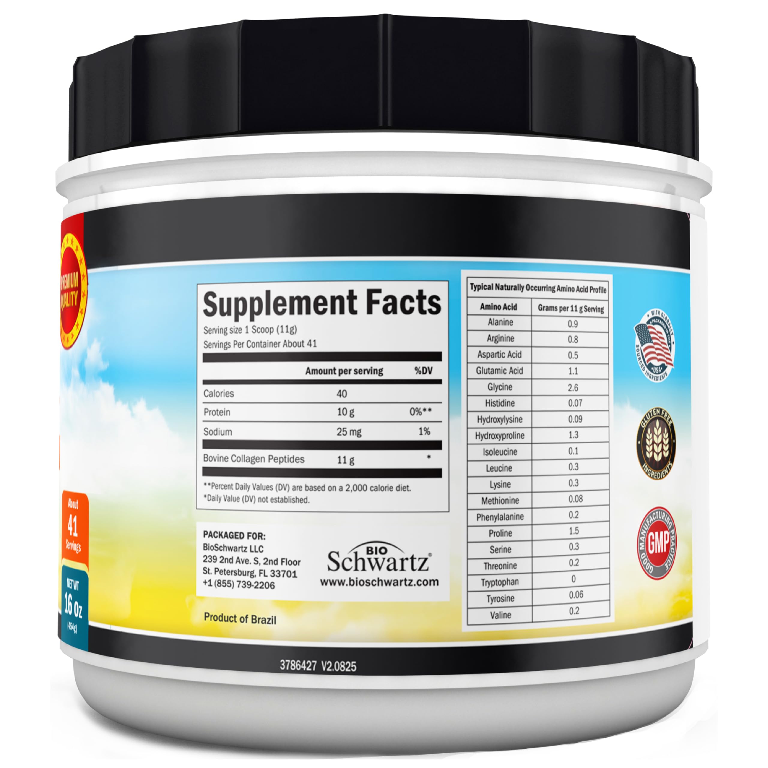 BioSchwartz Collagen Peptides Powder Type I & III

