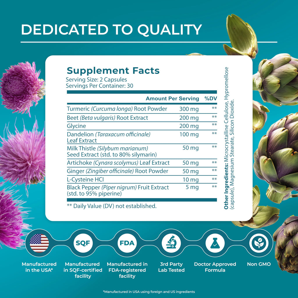 PureHealth Research Liver Health Detox & Repair Supplement

