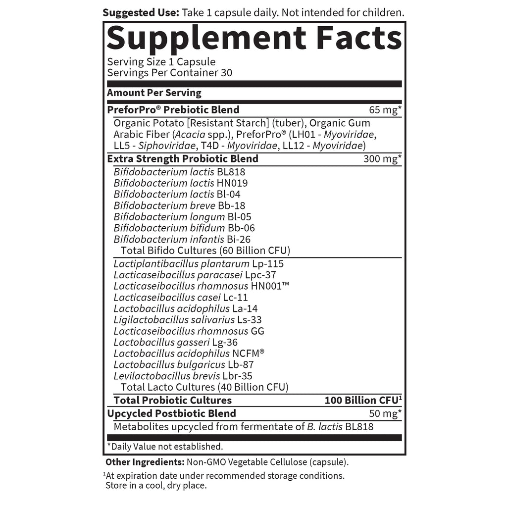 Garden of Life Dr. Formulated 3-in-1 Probiotics 100B CFU

