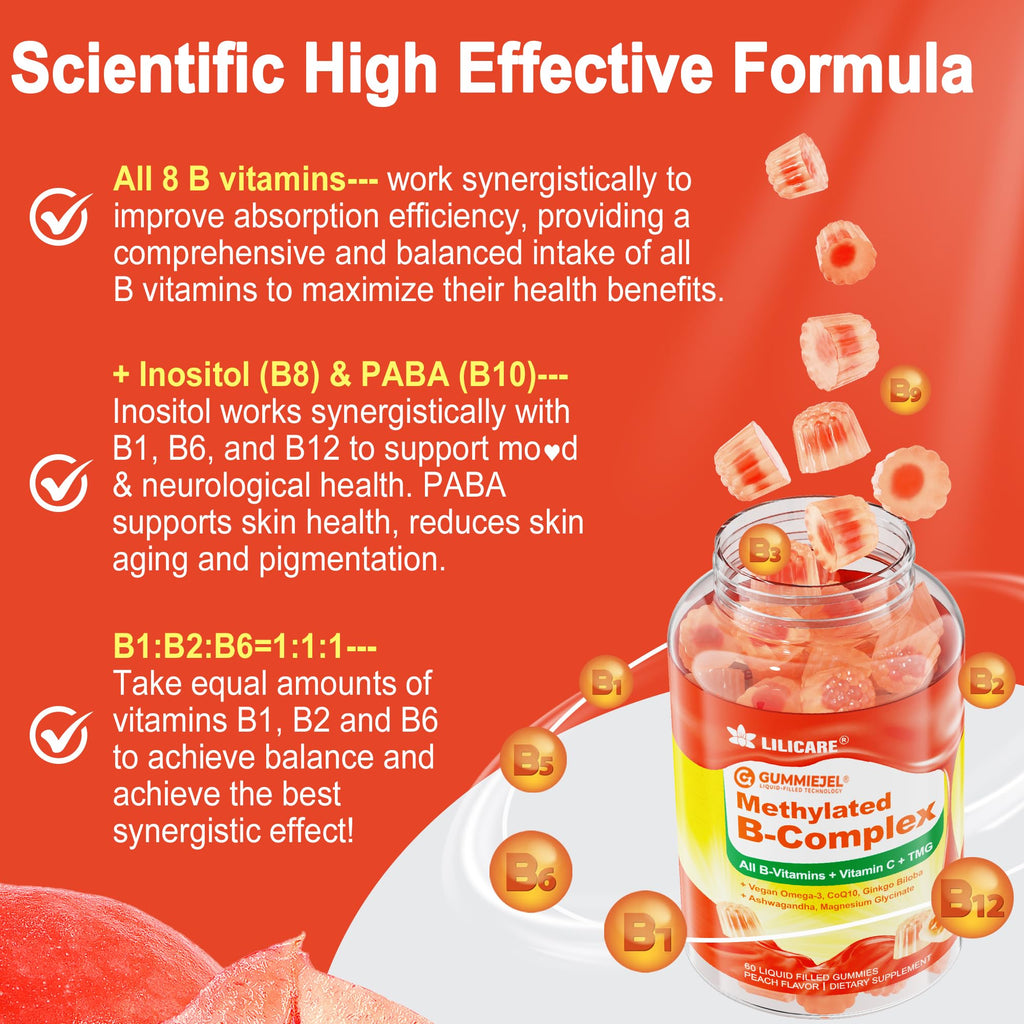 GummieJel Methylated Vitamin B Complex Gummies

