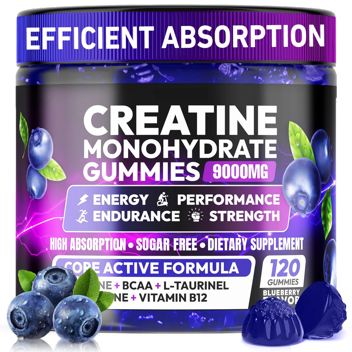 Cytona Creatine Monohydrate Gummies Complex for Strength & Endurance