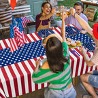 Patriotic Disposable Dinnerware Set by QZYL

