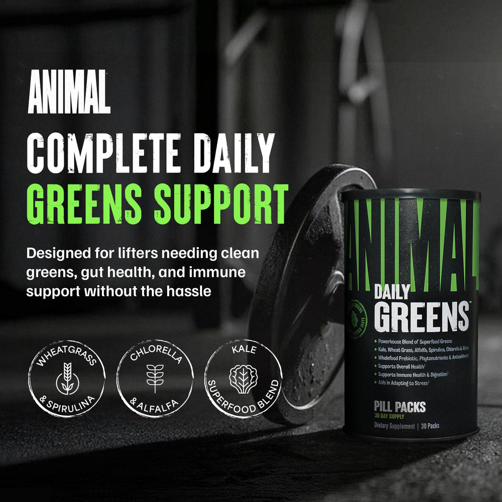 Animal Daily Greens Capsules - Digestive Health & Immunity

