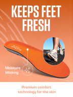 SOF SOLE ATHLETE Insoles: Gel Cushioning & Moisture Control

