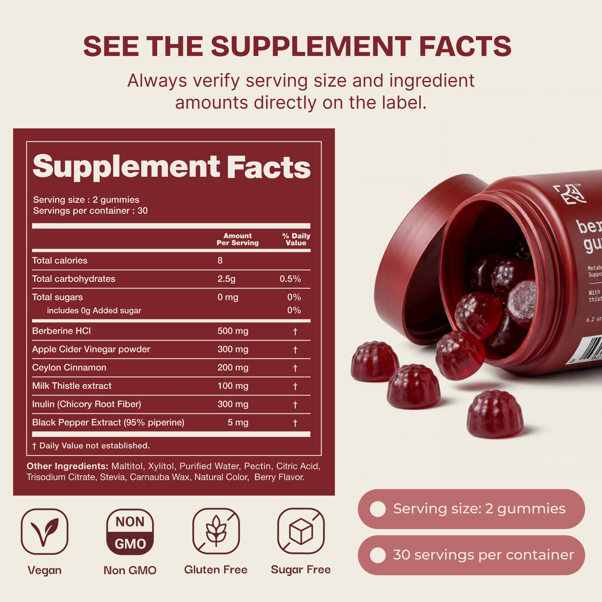 Dietary Supplement for Metabolic Support

