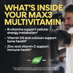 Nature's Way Alive Men's Max3 Multivitamin | High Potency Energy

