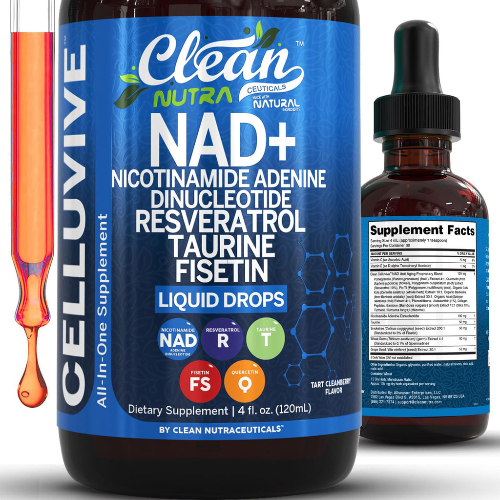 CelluVive Liposomal NAD Resveratrol Drops

