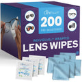 Care Touch Lens Wipes for Eyeglasses – Pre-moistened Lens Cleaner Wipes