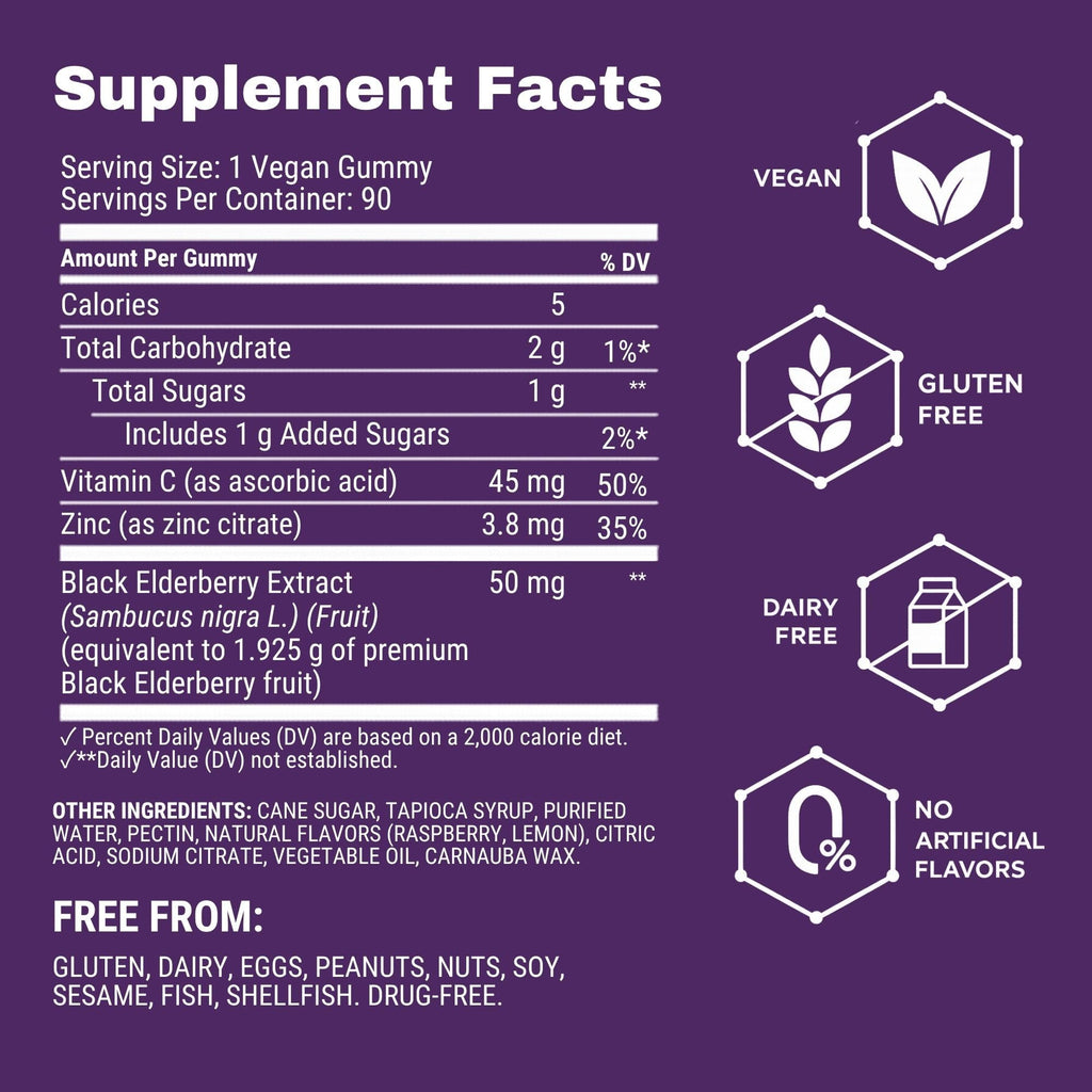 Sambucol Elderberry Gummies – Immune Support

