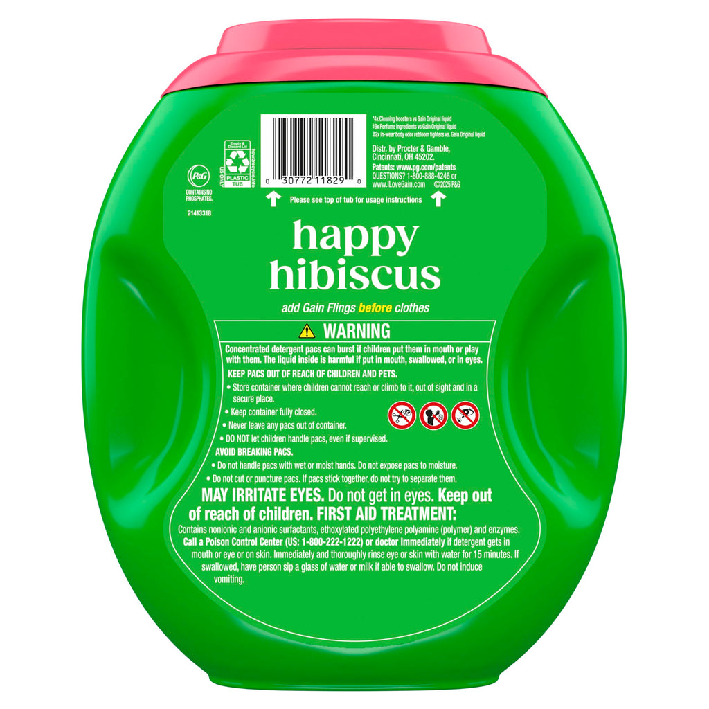 Gain Plus Flings Pods | All-in-One Laundry Detergent

