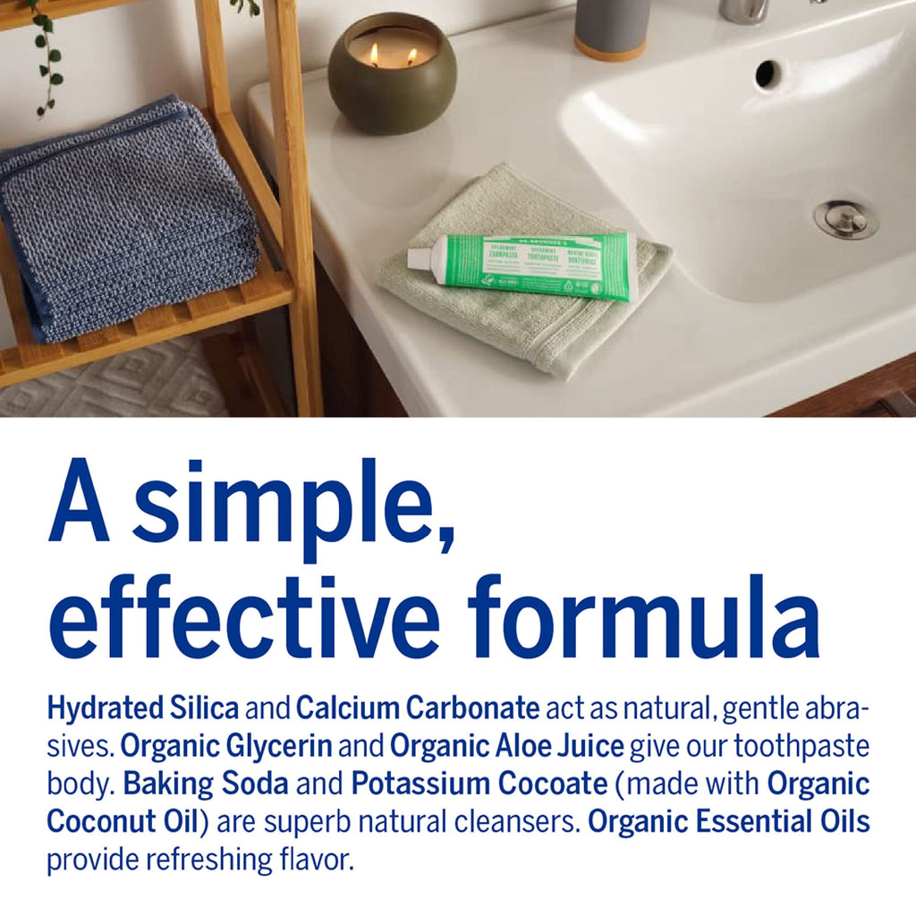 Dr. Bronner’s All-One Fluoride-Free Toothpaste - 70% Organic

