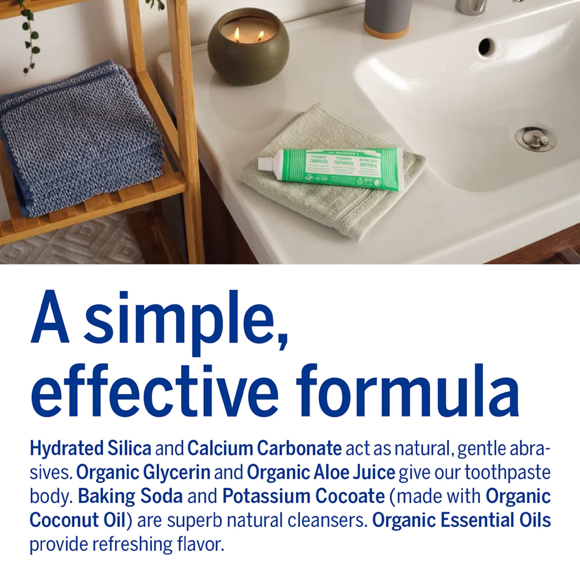 Dr. Bronner’s All-One Fluoride-Free Toothpaste - 70% Organic


