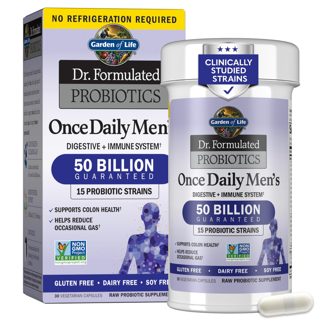 Garden of Life Probiotics for Men Formulated 50 Billion CFU

