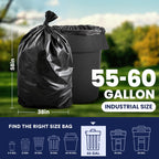 Plasticplace Heavy Duty Trash Bags for Contractors

