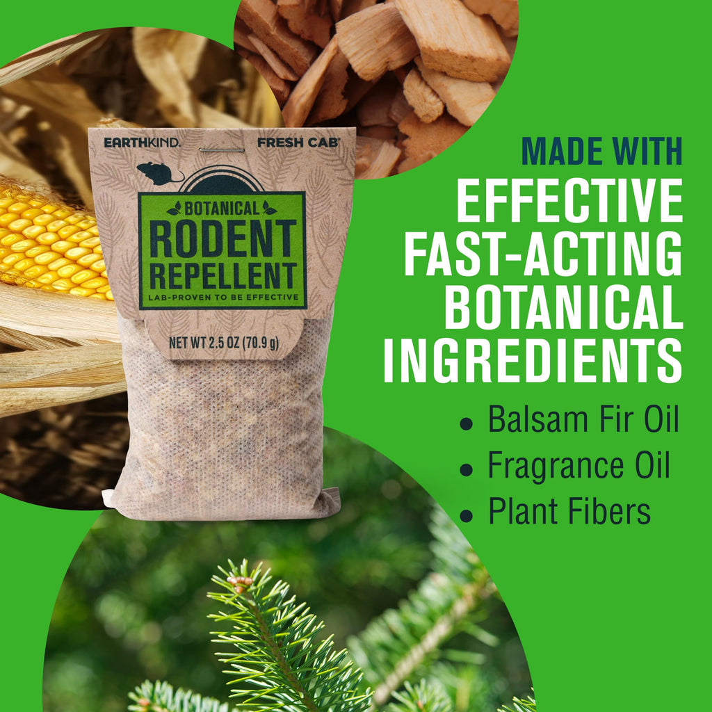 EarthKind Fresh Cab Rodent Repellent - Botanical Pest Control

