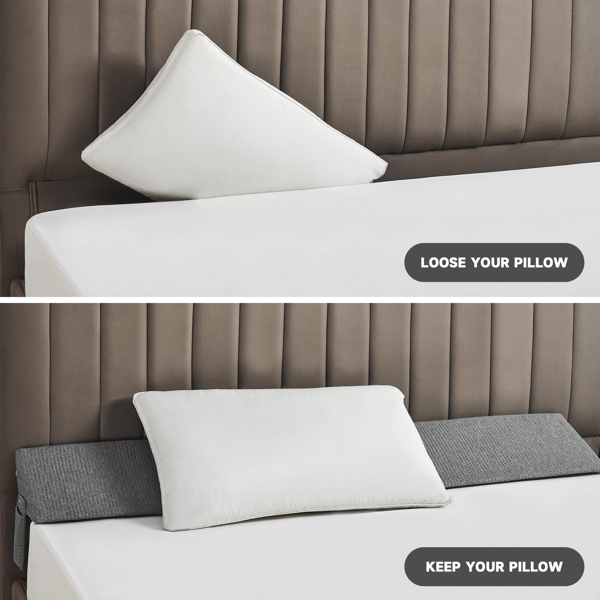 Bed Wedge Pillow for Headboard Gap | IFNOW

