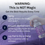 CleanBoss Wrinkle Boss Spray for Clothing | Quick Release

