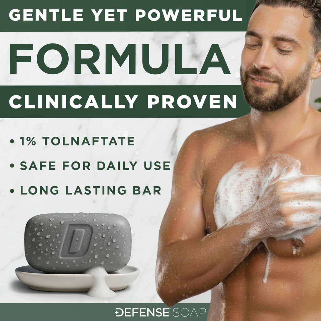 Defense Antifungal Bar Soap with Tolnaftate

