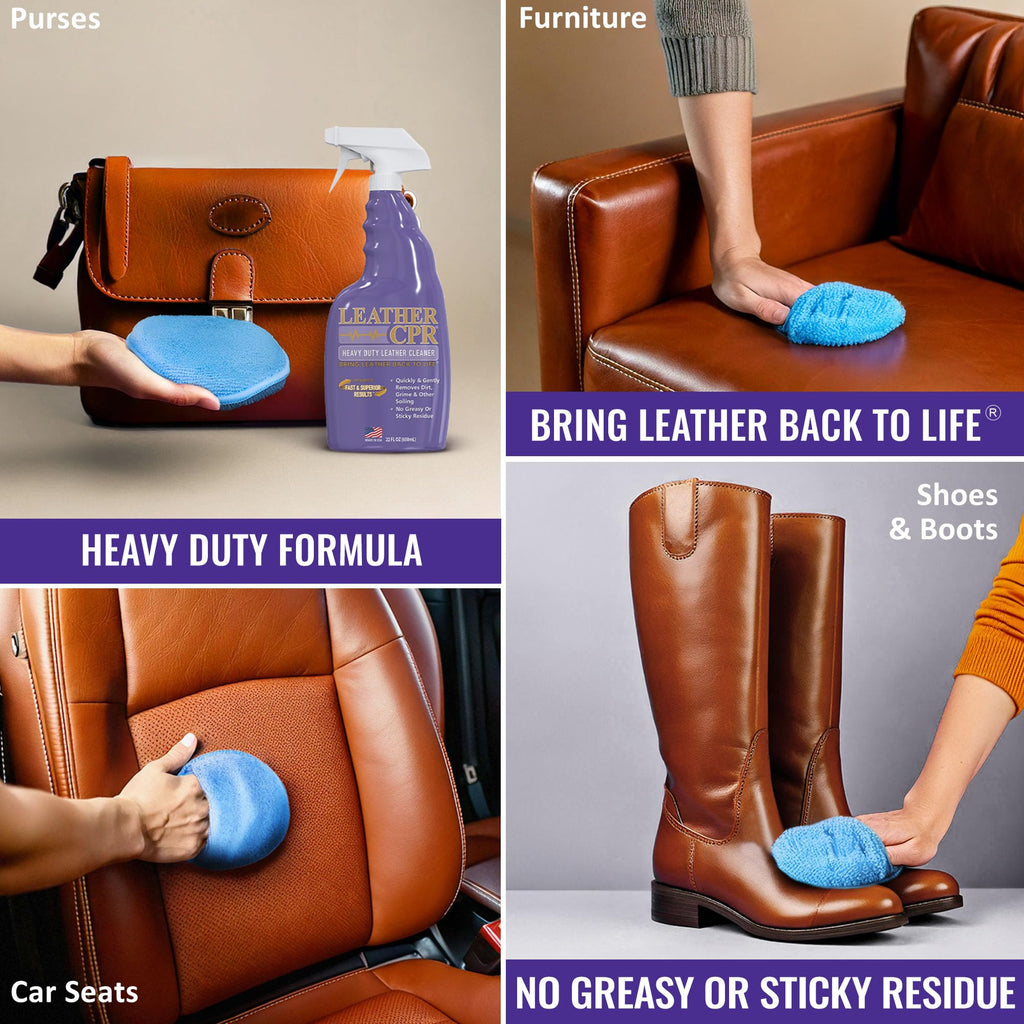 Leather CPR Heavy Duty Leather Cleaner | Deep Cleaning for Leather

