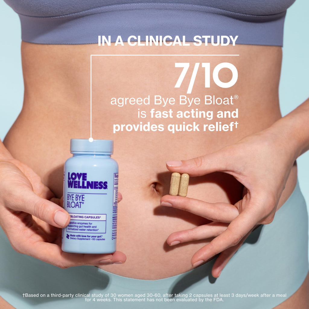 Bye Bye Bloat Digestive Enzymes by Love Wellness

