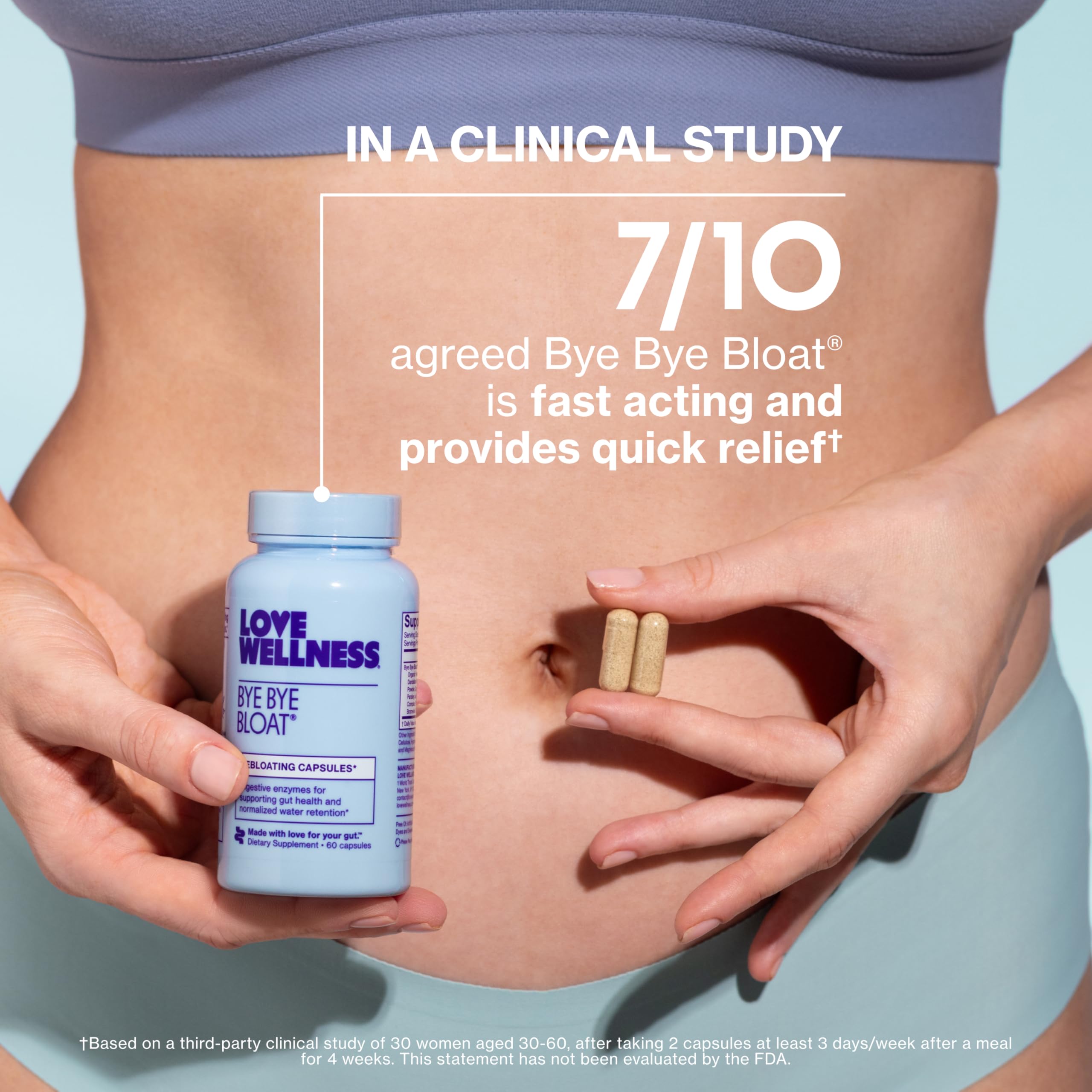 Bye Bye Bloat Digestive Enzymes by Love Wellness

