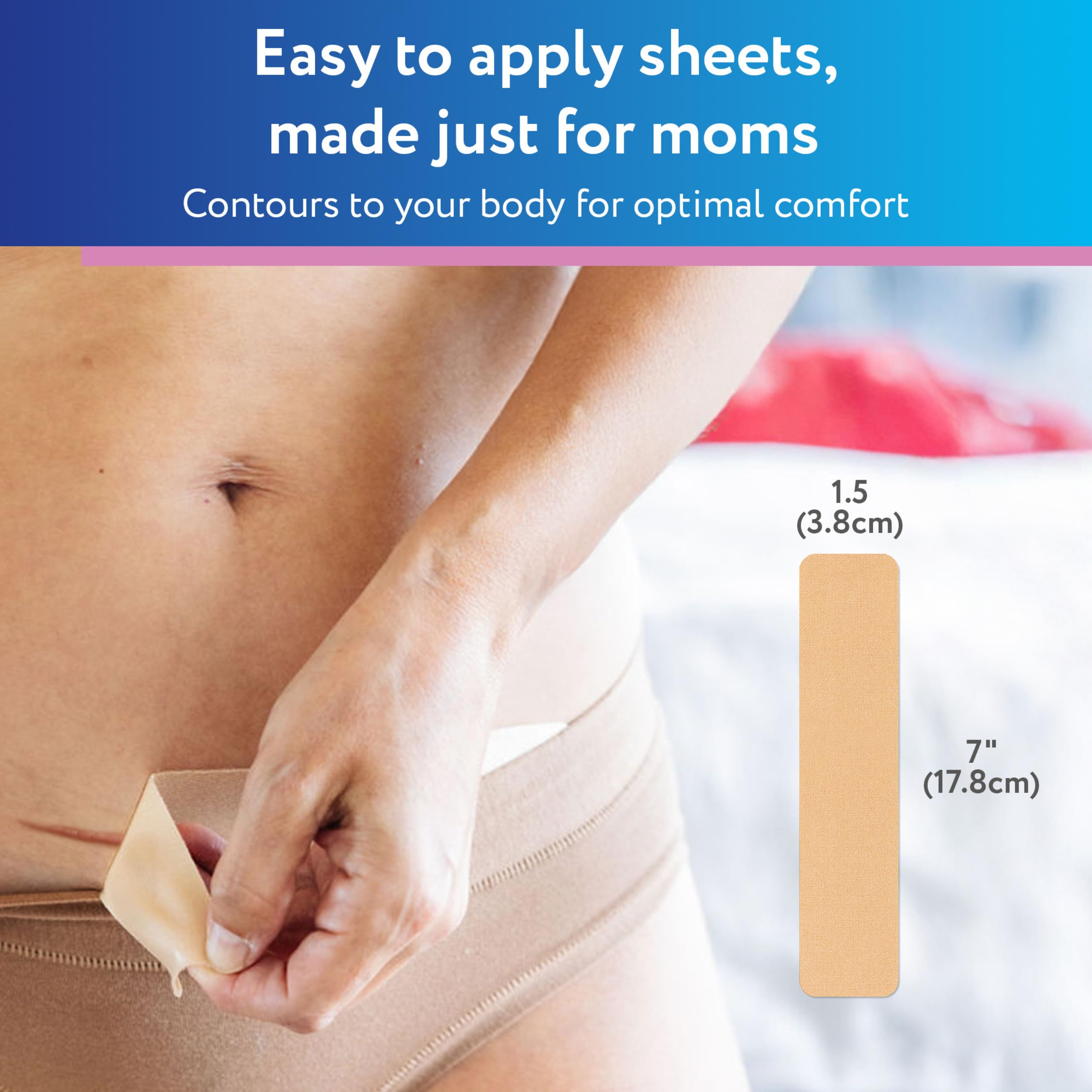 ScarAway Silicone Scar Strips - Advanced for C-Section

