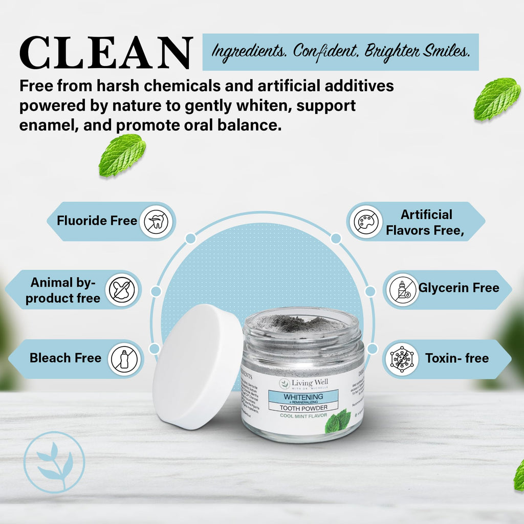 Dr. Michelle Tooth Powder Fluoride-Free Hydroxyapatite Enamel

