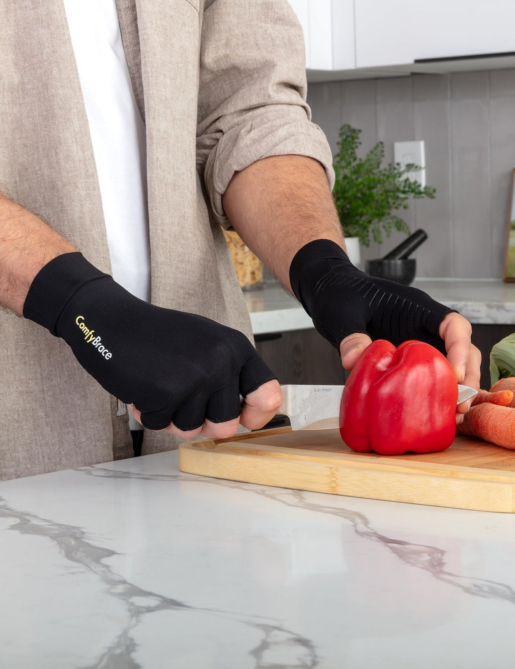 ComfyBrace Copper-Infused Compression Arthritis Gloves

