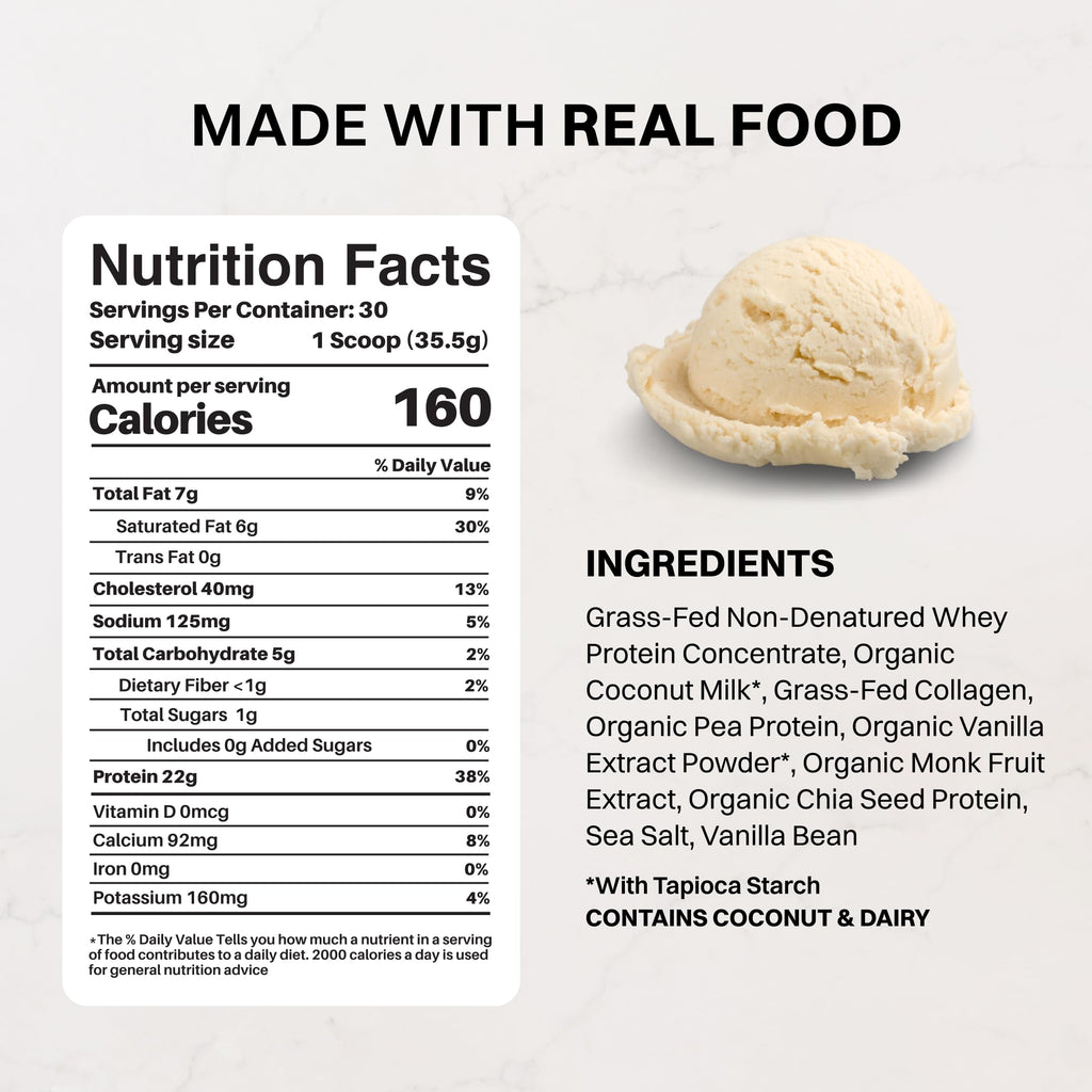 Just Ingredients Protein Powder Blend - Grass-Fed Whey

