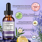 Magnesium Glycinate Liquid Drops with Ashwagandha L-Theanine

