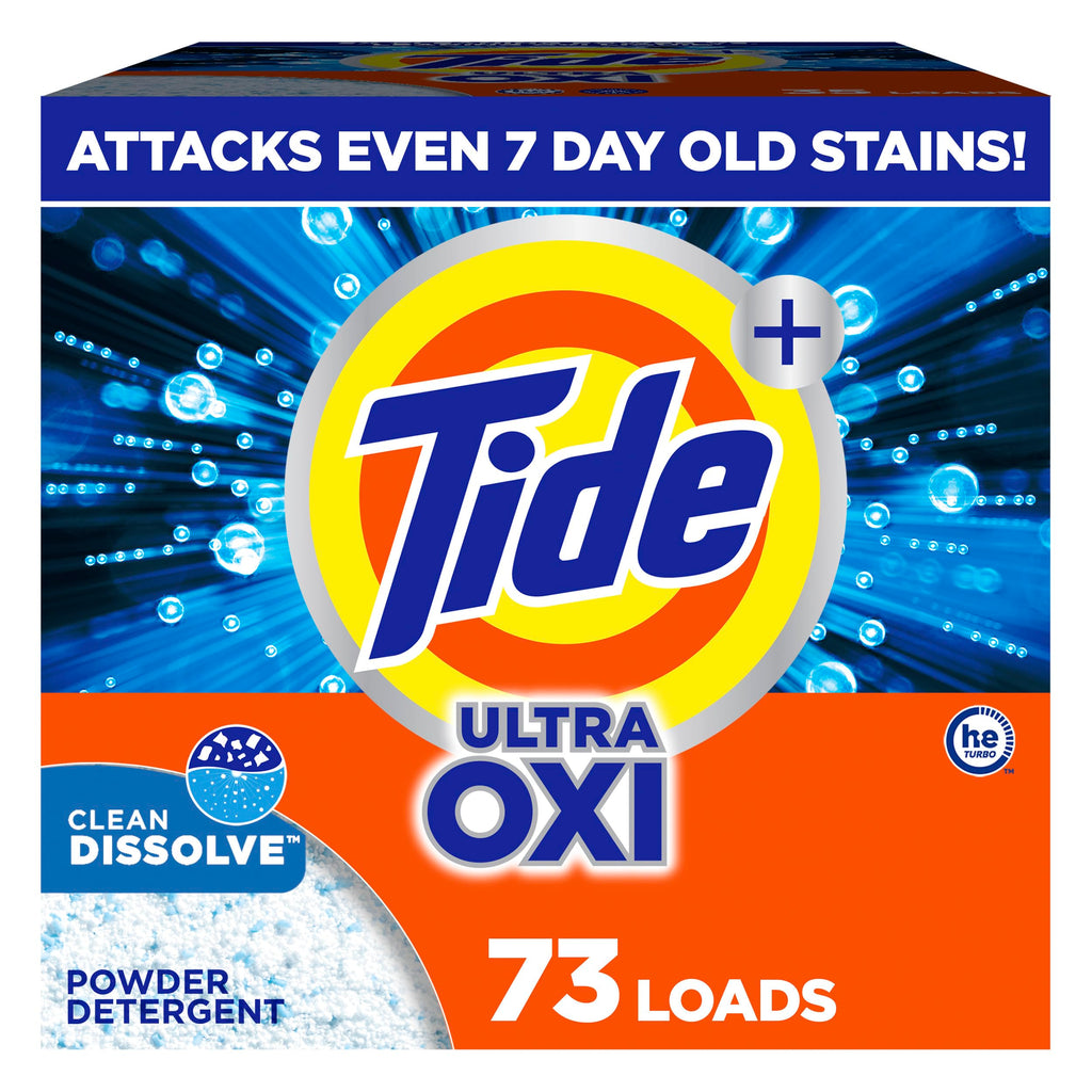Tide Ultra OXI Powder Laundry Detergent Deep Clean for Colors

