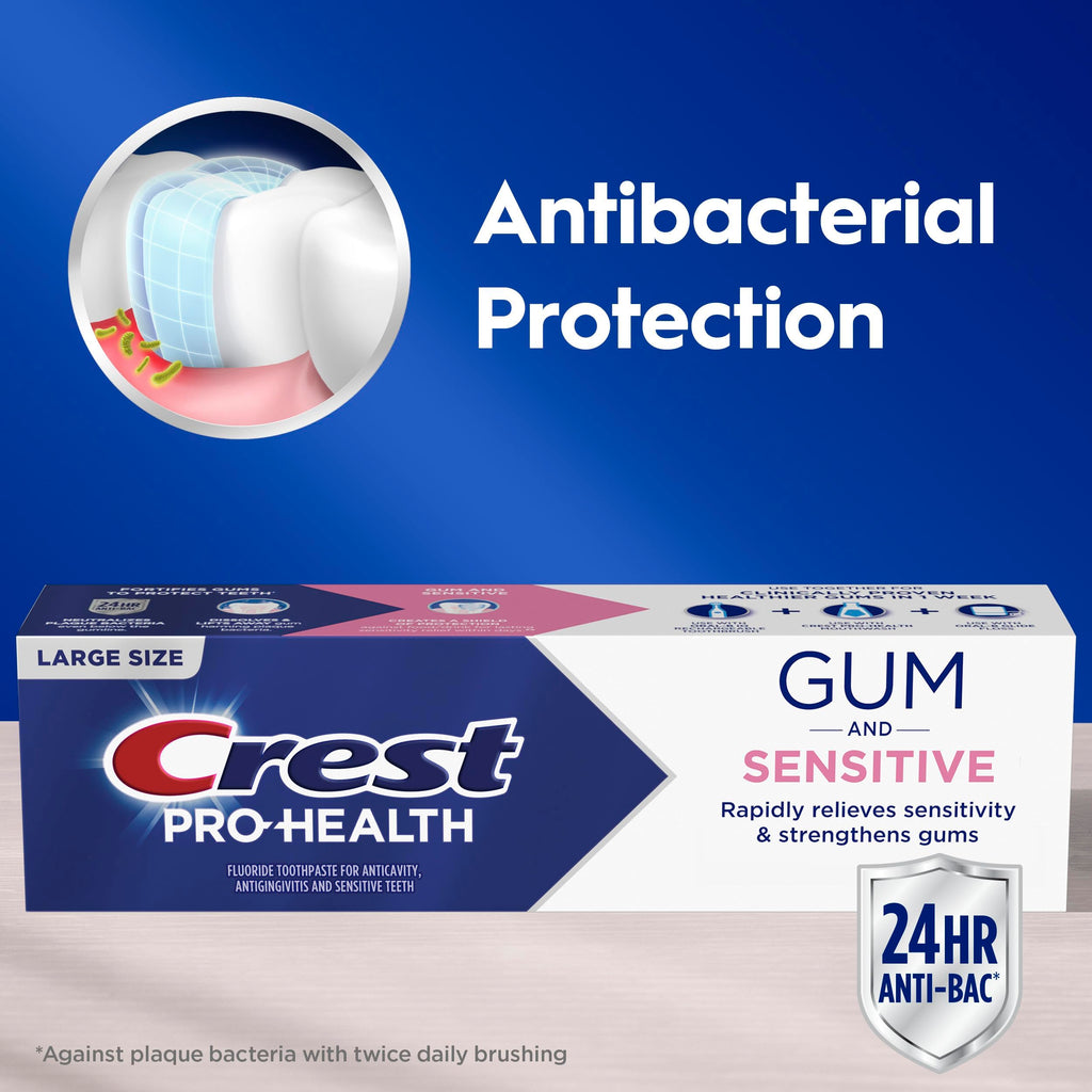 Crest Pro-Health Toothpaste for Sensitive Gums|Antibacterial

